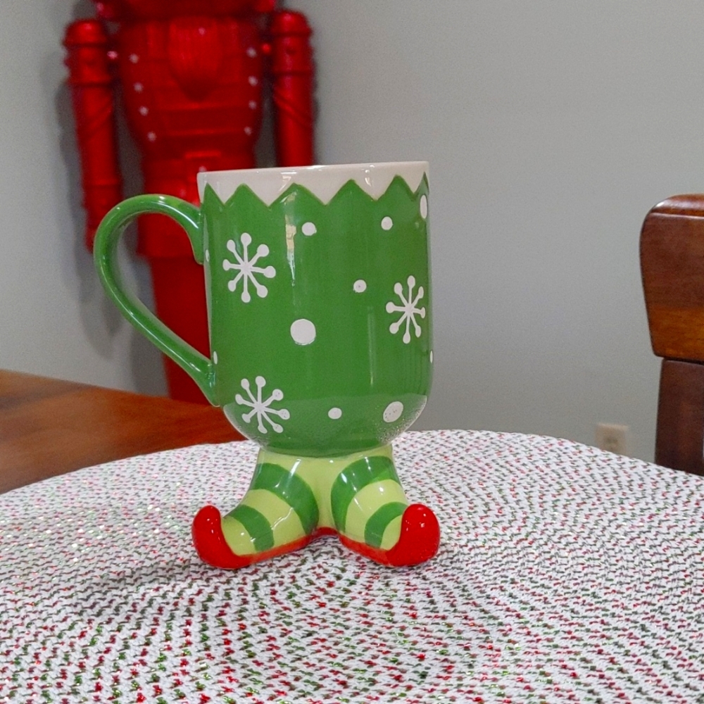 Limited Edition Temptations footed elf coffee mug